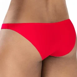 CUT4MEN Slips Sexy|Sous-Vêtements Push Up-Slip Bikini Bulge SP4NDEX GLOW Rouge