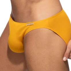 Addicted Mini Slips|Slips-Slip Bikini Coton Jaune Moutarde