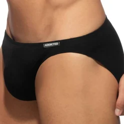 Addicted Mini Slips|Slips-Slip Bikini Coton Noir