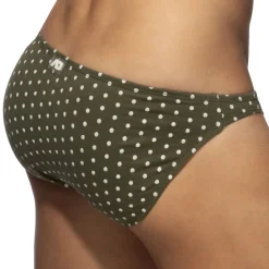 Addicted Mini Slips|Slips-Slip Bikini Cum Dots Kaki