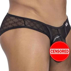 CandyMan Slips Sexy-Slip Bikini Dentelle Noir