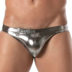 TOF Paris Slips Sexy-Slip Bikini Fiesta Argent