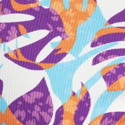 ES Collection Mini Slips|Slips-Slip Bikini Garden Rib Turquoise