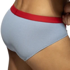 Addicted Mini Slips|Slips-Slip Bikini Jeans Piqué Bleu