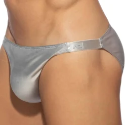 Addicted Slips Sexy-Slip Bikini Party Shiny Argent