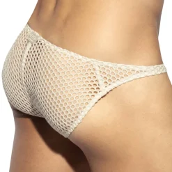 ES Collection Slips Sexy-Slip Bikini Raw Crochet Beige