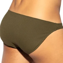 ES Collection Mini Slips|Slips-Slip Bikini Recycled Rib Kaki