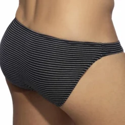 Addicted Mini Slips|Slips-Slip Bikini Sailor Mini Stripes Bleu Marine