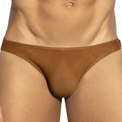 ES Collection Slips|Mini Slips-Slip Bikini Simsuede Marron