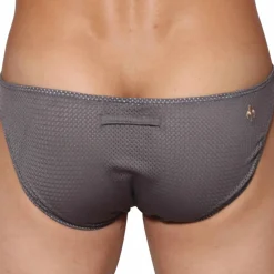 Marcuse Sous-Vêtements Sport|Mini Slips-Slip Bikini Tahiti Blanc - Gris