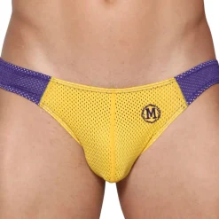 Marcuse Sous-Vêtements Sport|Mini Slips-Slip Bikini Tahiti Jaune - Violet