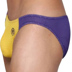 Marcuse Sous-Vêtements Sport|Mini Slips-Slip Bikini Tahiti Jaune - Violet