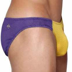 Marcuse Sous-Vêtements Sport|Mini Slips-Slip Bikini Tahiti Jaune - Violet