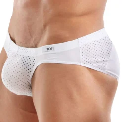 TOF Paris Sous-Vêtements Sport|Mini Slips-Slip Bikini Tentation Microfibre Blanc
