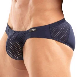 TOF Paris Sous-Vêtements Sport|Mini Slips-Slip Bikini Tentation Microfibre Marine