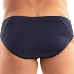 TOF Paris Sous-Vêtements Sport|Mini Slips-Slip Bikini Tentation Microfibre Marine