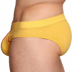 Marcuse Push Up|Sous-Vêtements Sport-Slip Bussine Jaune