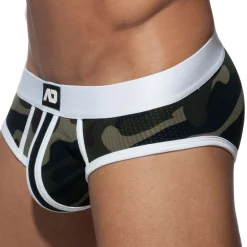 Addicted Slips-Slip Camo Stripe Blanc