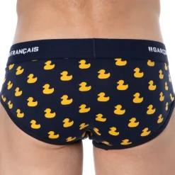 Garçon Français Slips-Slip Canard Coton Bleu Marine