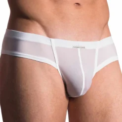 Manstore Slips Sexy-Slip Cheeky M101 Blanc