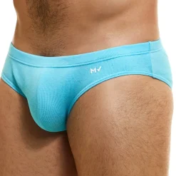 Modus Vivendi Slips-Slip Classique Peace Coton Bleu Turquoise