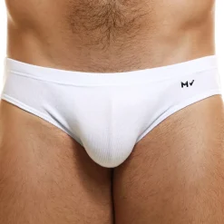 Modus Vivendi Slips-Slip Classique Peace Coton Blanc