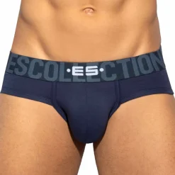 ES Collection Slips-Slip Coton 7 Days 3.0 Bleu Marine