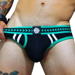 Breedwell Slips Sexy|Slips Kangourou-Slip Daddy's Favorite Noir - Vert