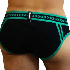 Breedwell Slips Sexy|Slips Kangourou-Slip Daddy's Favorite Noir - Vert