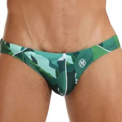 Marcuse Slips De Bain-Slip de Bain Anémone Vert