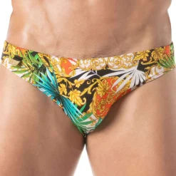 TOF Paris Slips De Bain-Slip de Bain Baroque Orange