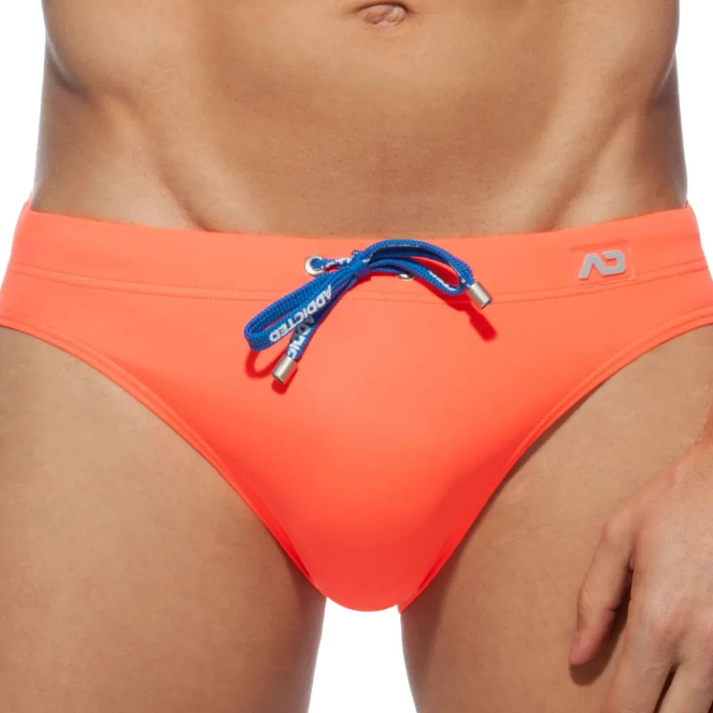Addicted Slips De Bain-Slip de Bain Basic Colors Orange Fluo