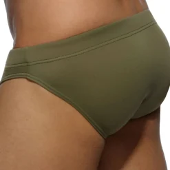 Addicted Maillots De Bain Push Up|Slips De Bain-Slip de Bain Basic Kaki