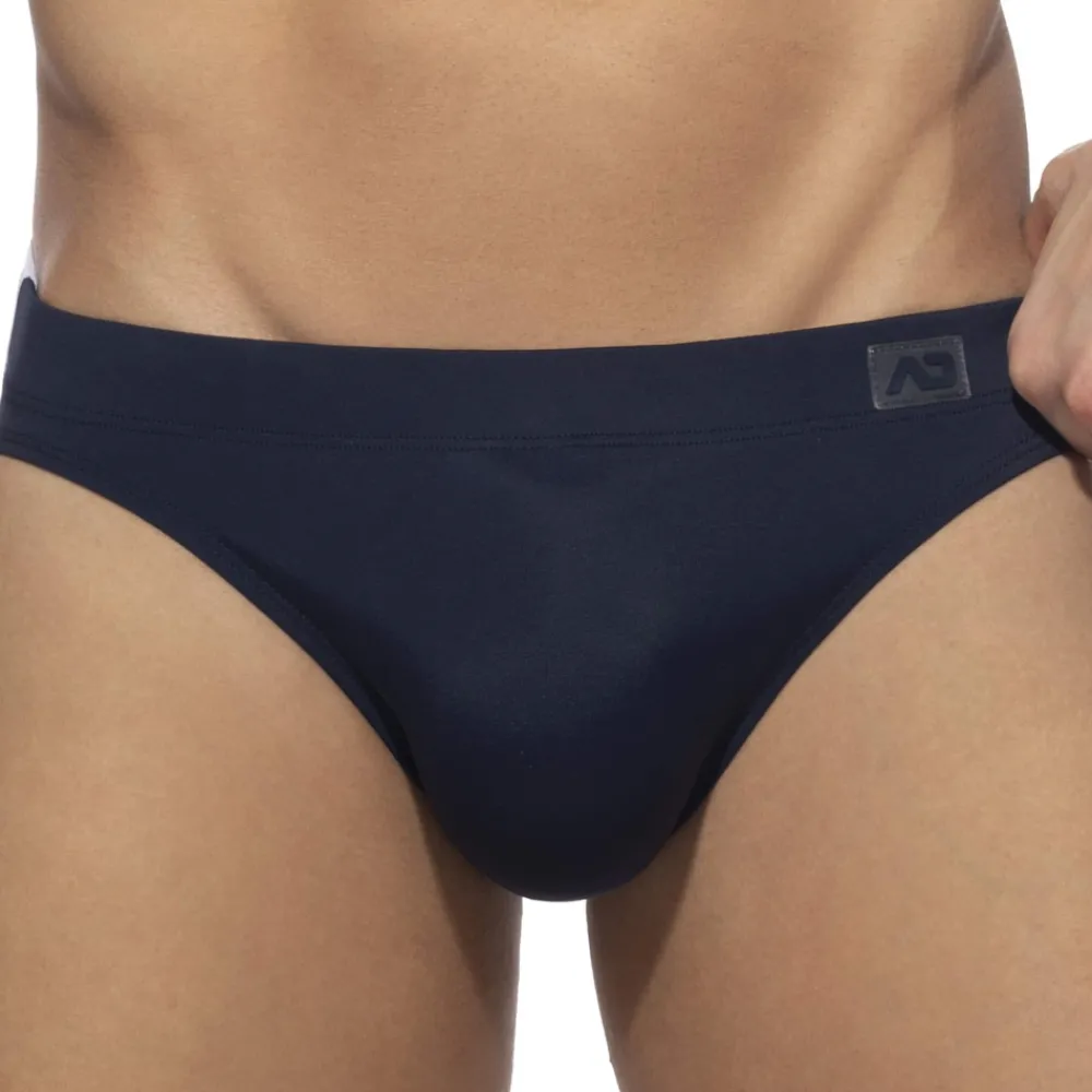 Addicted Slips De Bain-Slip de Bain Bicolore Bleu Marine - Blanc