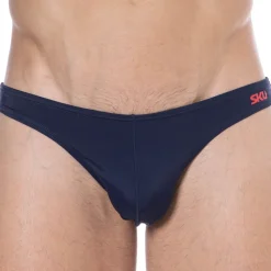 SKU Slips De Bain-Slip de Bain Bikini Bleu Marine