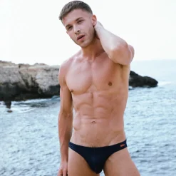 SKU Slips De Bain-Slip de Bain Bikini Bleu Marine