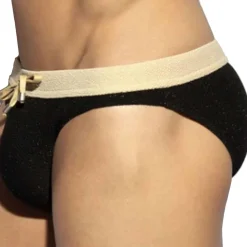 ES Collection Slips De Bain-Slip de Bain Bikini Catwalk Noir