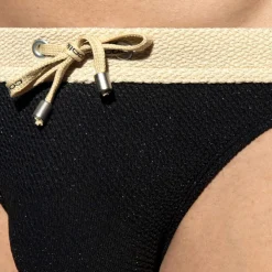 ES Collection Slips De Bain-Slip de Bain Bikini Catwalk Noir