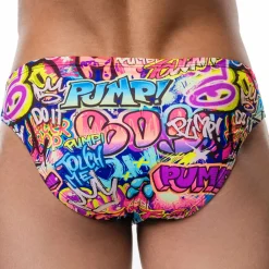 Pump! Slips De Bain-Slip de Bain Bikini Drip Water