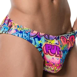 Pump! Slips De Bain-Slip de Bain Bikini Drip Water