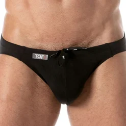 TOF Paris Slips De Bain-Slip de Bain Bikini Holidays Noir