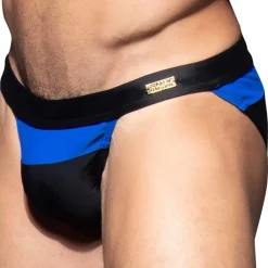 Andrew Christian Slips De Bain-Slip de Bain Bikini Horizon Noir - Bleu