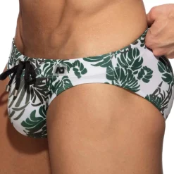 Addicted Slips De Bain-Slip de Bain Bikini Tropicana Kaki