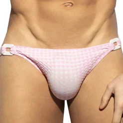 ES Collection Slips De Bain-Slip de Bain Bikini Vichy Rose