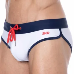 SKU Slips De Bain-Slip de Bain Blanc