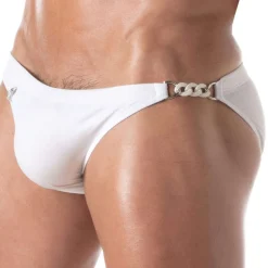 TOF Paris Slips De Bain-Slip de Bain Chain Blanc