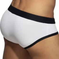 Addicted Maillots De Bain Push Up|Slips De Bain-Slip de Bain Classic Piqué Blanc