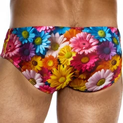 Modus Vivendi Slips De Bain-Slip de Bain Classique Daisies Multicolore