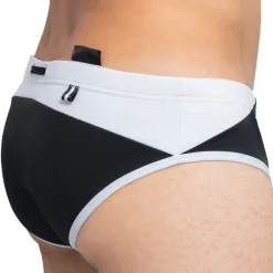 YEAH! Slips De Bain-Slip de Bain Dynamite Noir - Blanc