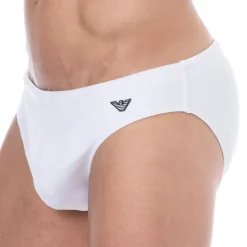 Emporio Armani Slips De Bain-Slip de Bain Essential Blanc